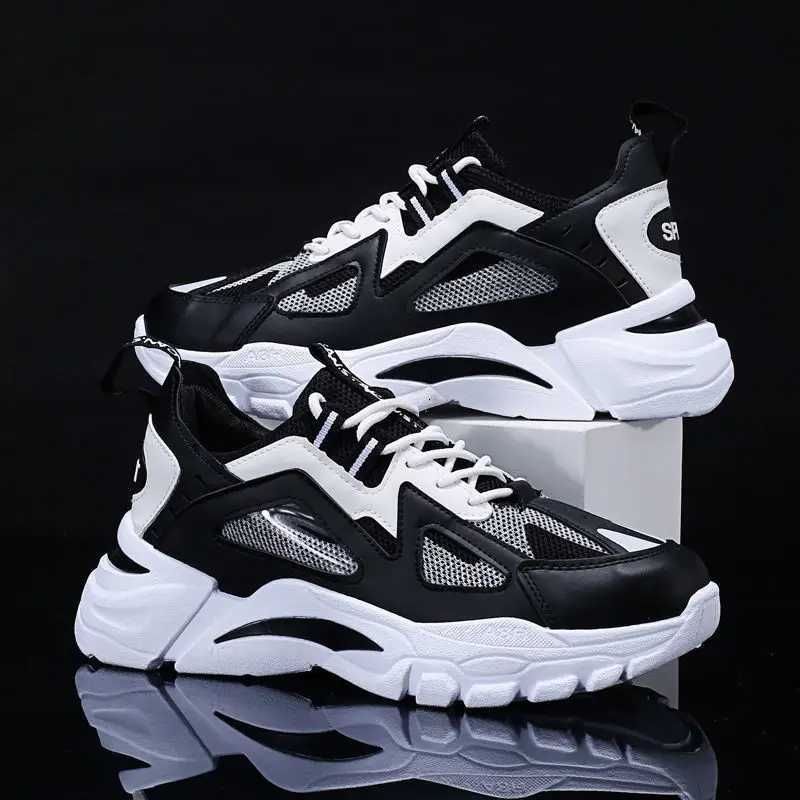 2025 Fashion New Mens Casual Comfortable Shoes Platform Fashionable Versatile Male Sneakers Men Mesh Breathable Running Shoes Z250905