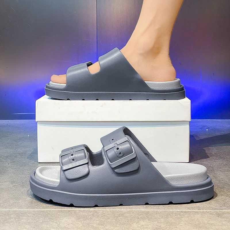 Mens Slippers Indoor Outdoor Sandals Beach Comfortable Soft Thick Slides Design Men Casual Shoes Flipflops Mens Home Slippers W250905