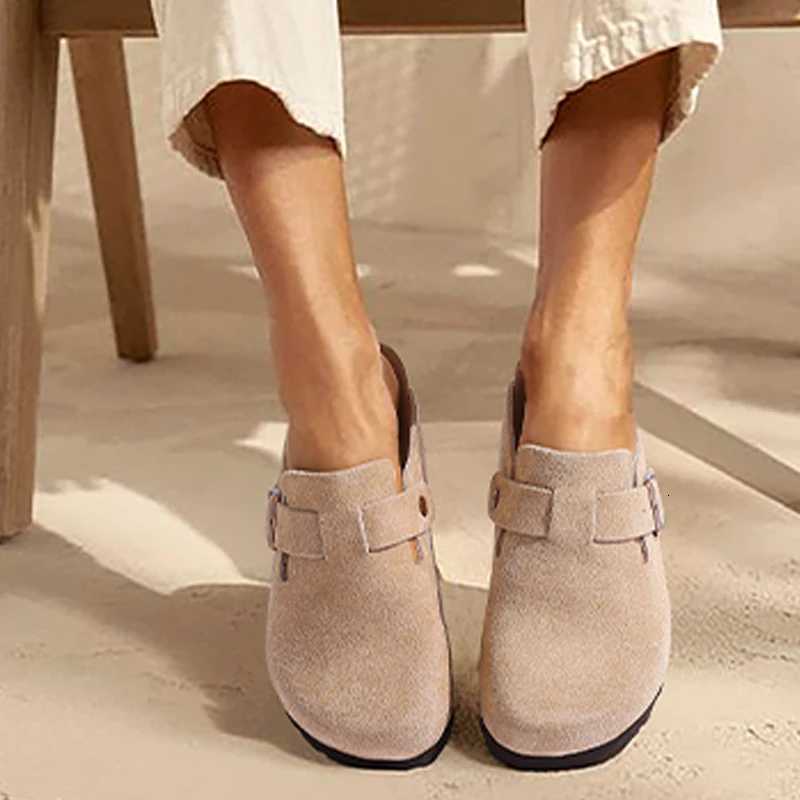 Evshine Men s Cork Suede Mules with Arch Support Classic Potato Shoes Cozy Cork Footbed Clogs Slippers Men Fashion Beach Sandal W250905