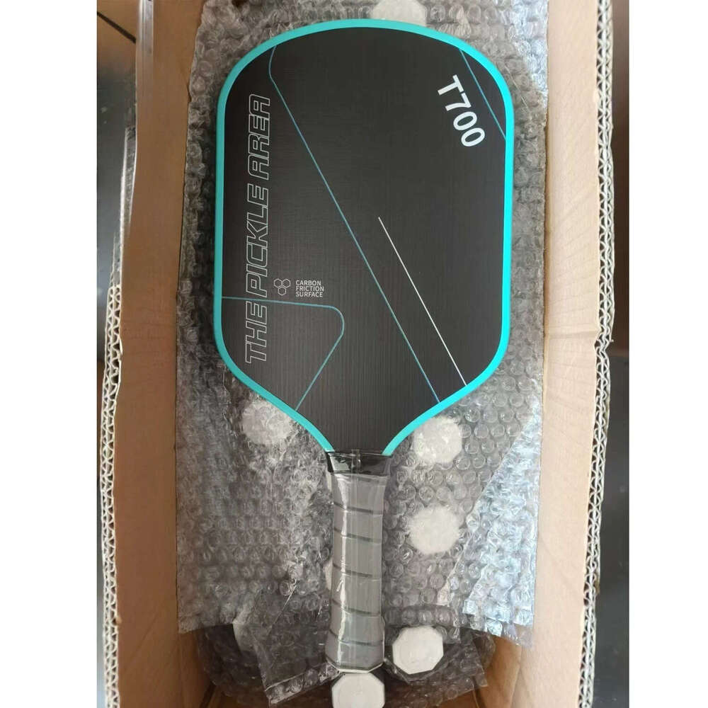 T700 Carbon Fiber Pickleball Paddle, Polymer Honeycomb Core 16mm, Textured Surface, Gradient TPU Edge Guard