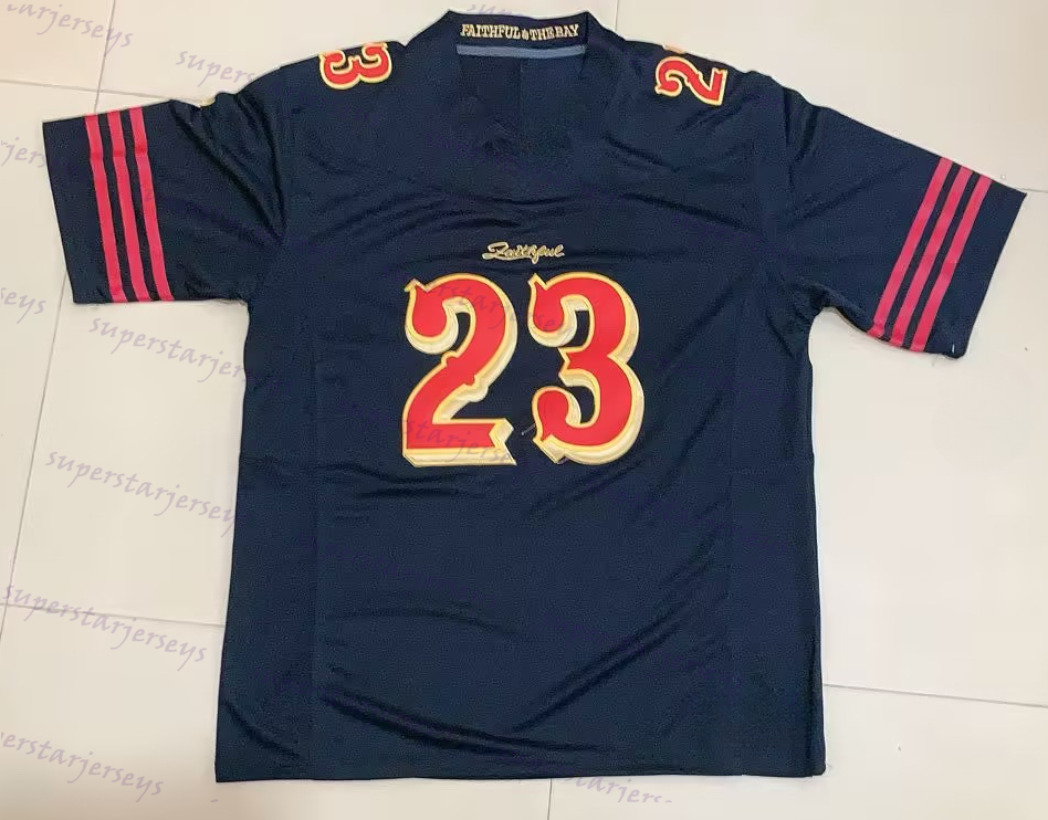 Personalized Custom Football 2025 Rivalries Jerseys Christian McCaffrey Brock Purdy Deebo Samuel Trey Lance Nick Bosa George Kittle Fred Warner Jerry Rice