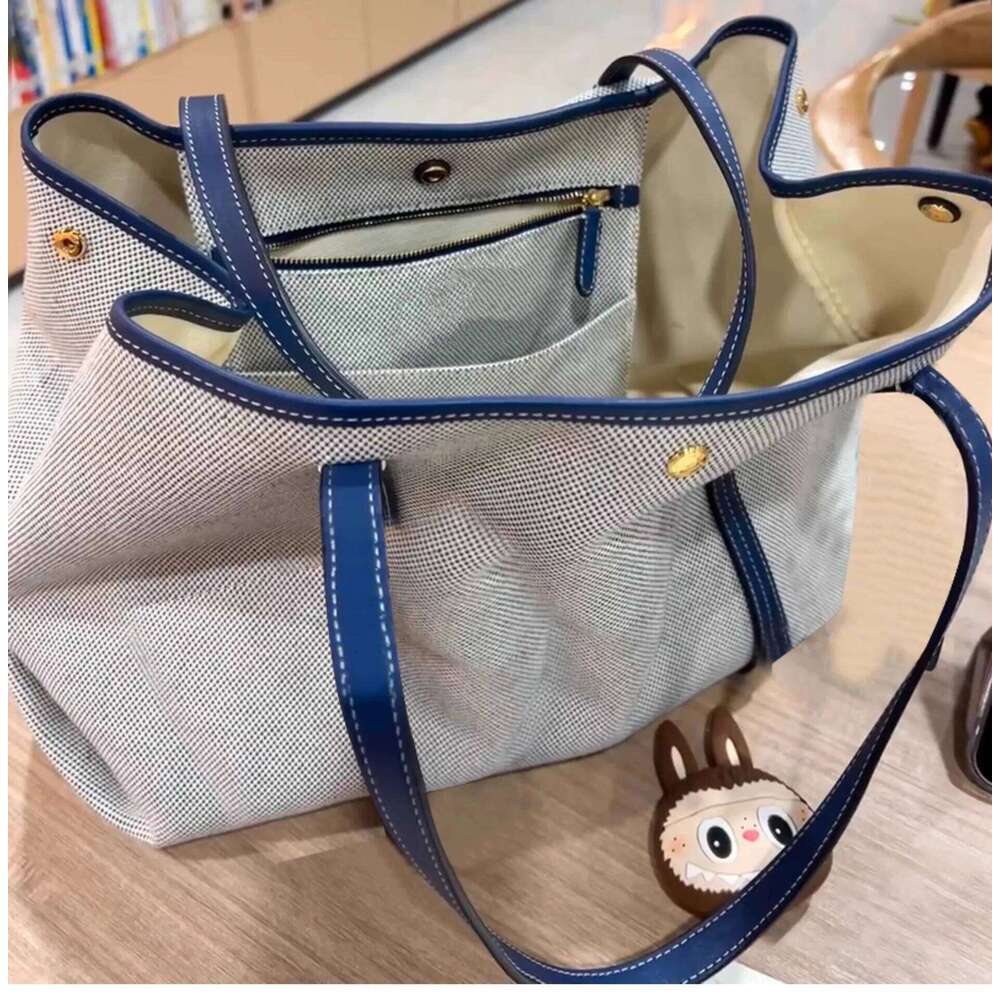 Canvas Designer Handbags Large Capacity Shoulder Bag 2025 Summer New Fashion Bags for WomenShopping storage bag