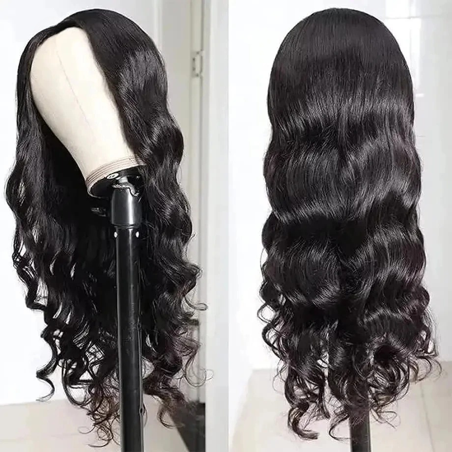 220 Density 13X6 Hd Lace Front Wig Black Body Wave Human Hair Wigs 100% Human Hair Water Wave Pre Plucked 30 Inch Transparent Lace Frontal Wigs Ready 