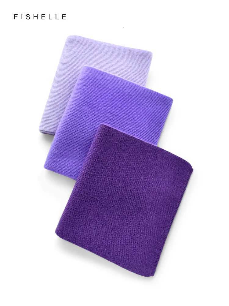 Purple series cashmere scarf winter female wool scarves knitted womens wrs soft warm shl thick la luxury gifts shortXJ250905