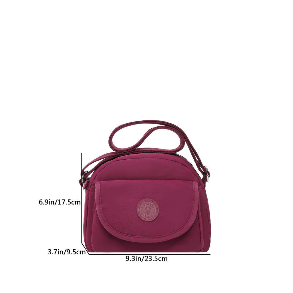 Women's Korean Style Large Capacity Single Shoulder Casual Crossbody Bag with Optional Addition