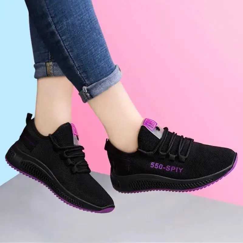 Tenis Feminino 2025 Hot Sale Women Flats for Outdoor Sneakers Air Mesh Walking Jogging Trainers Basket Chaussures Femme Z250905