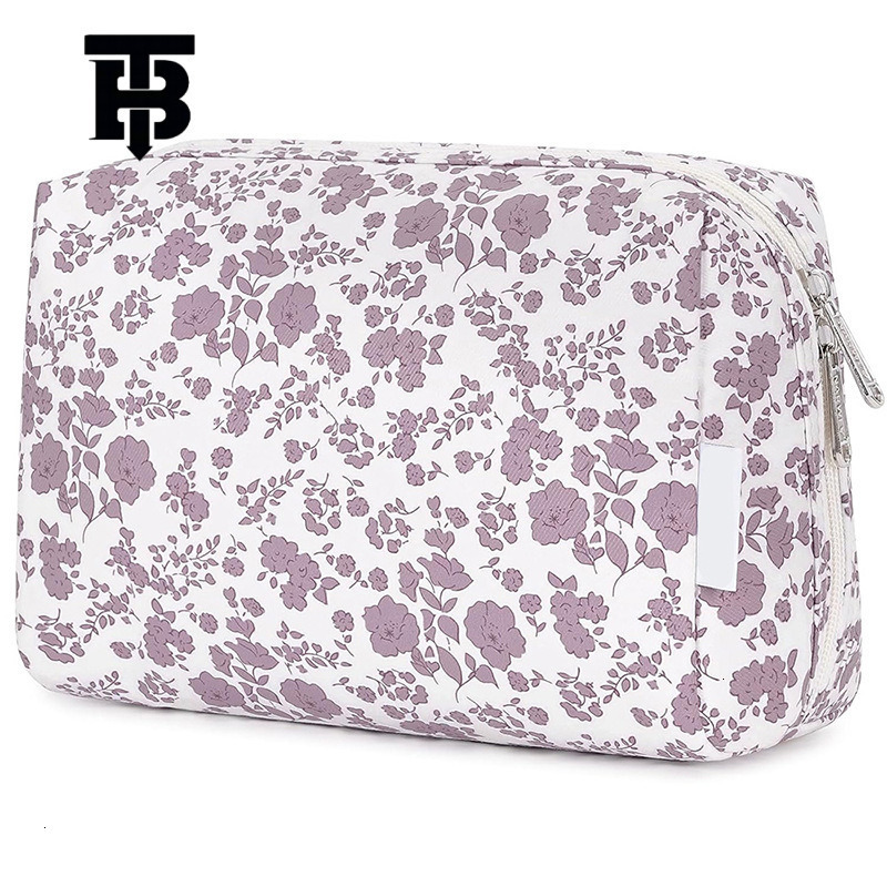 TB BHULAMTE Designer Bag Lightweight Makeup Luxury Bag Bag Factory Direct Large Capacity Portable Cosmetic Organizer High Aesthetic Dual Size Travel B