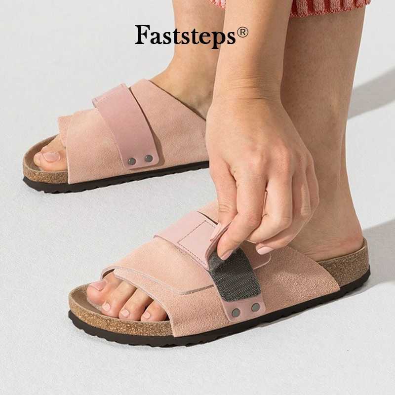 Briken stock Outdoor High Quality Suede Clogs Sandals Soft Fashion Brand Design Leather Mule Clog Shoes for Women Men W250905