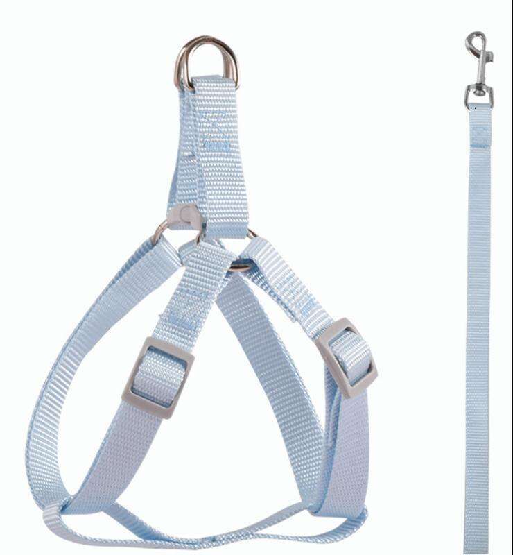 2025 new Designer Harness Collars Leash Step in Harnesses Training Walking of Puppy Nylon Dog Collar with Metal Buckle for Small Medium Large Dogs Pin