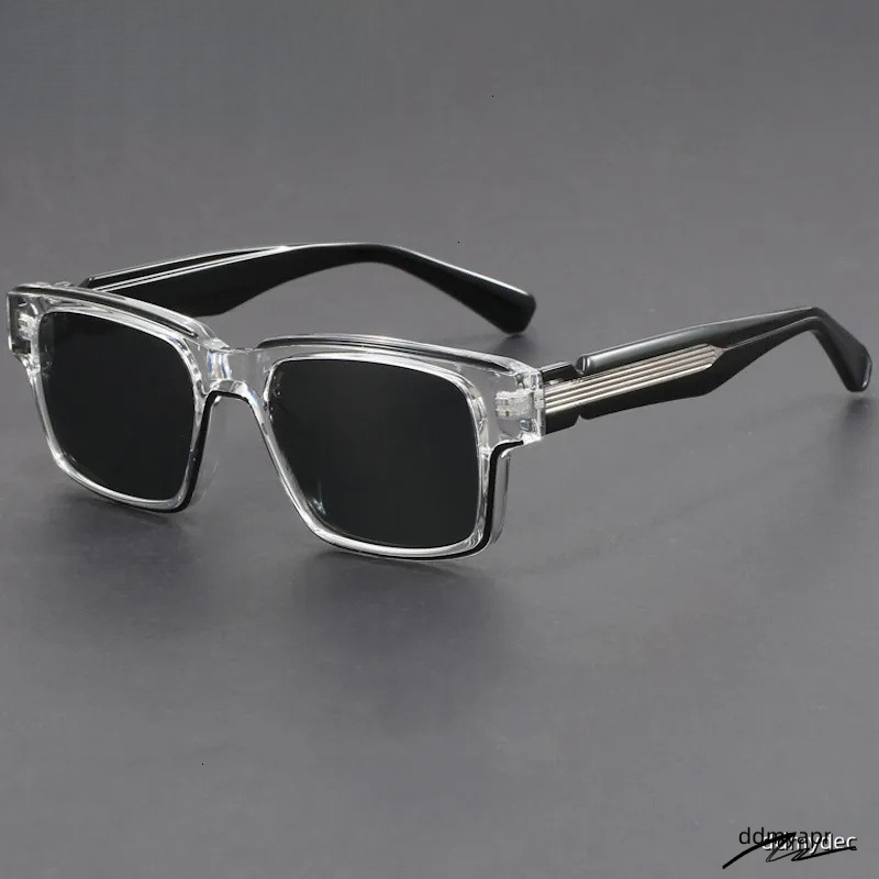 Designer Square Sunglasses Men Oversized Big Ddmydec Glasses Vintage Women Goggles Gothic Y2k Futuristic Cool INS Niche Circular High-End Sturdy Metal