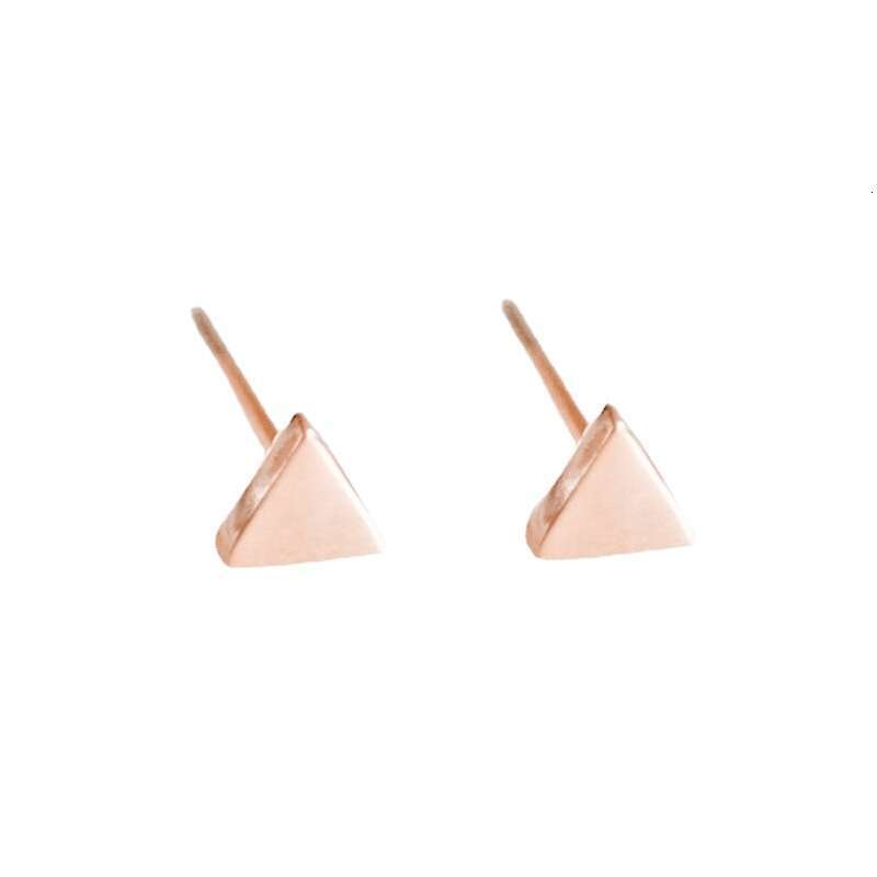 DH collections Korean minimalist, fashionable and trendy triangular stud earrings