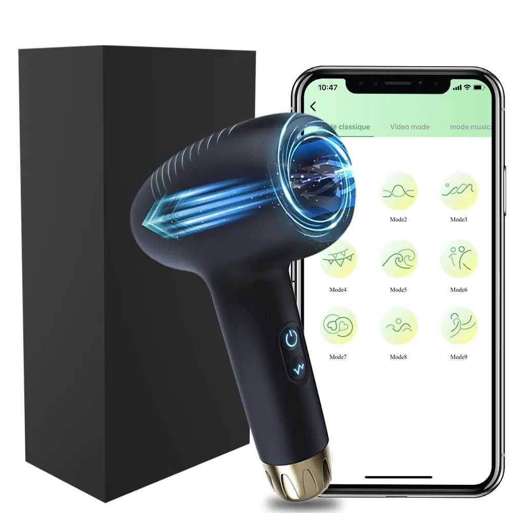 Bluetooth Automatic Male Masturbator Cup Sex Toys For Men Pocket Pussy Blowjob Male Stroker Sex Machine VibratorXJ250905