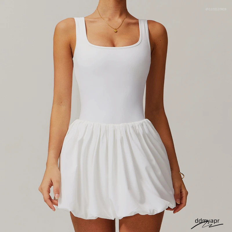 Women's Two Piece Casual Outfit: Sleeveless Vest Tennis Skirt Set - Perfect For Running, Fiess & ddmyday Outdoor Sports ddmyday ddmyday ddmyday