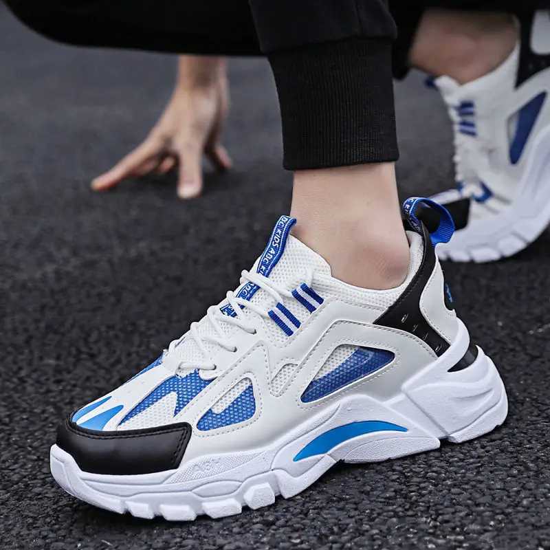 2025 Fashion New Mens Casual Comfortable Shoes Platform Fashionable Versatile Male Sneakers Men Mesh Breathable Running Shoes Z250905