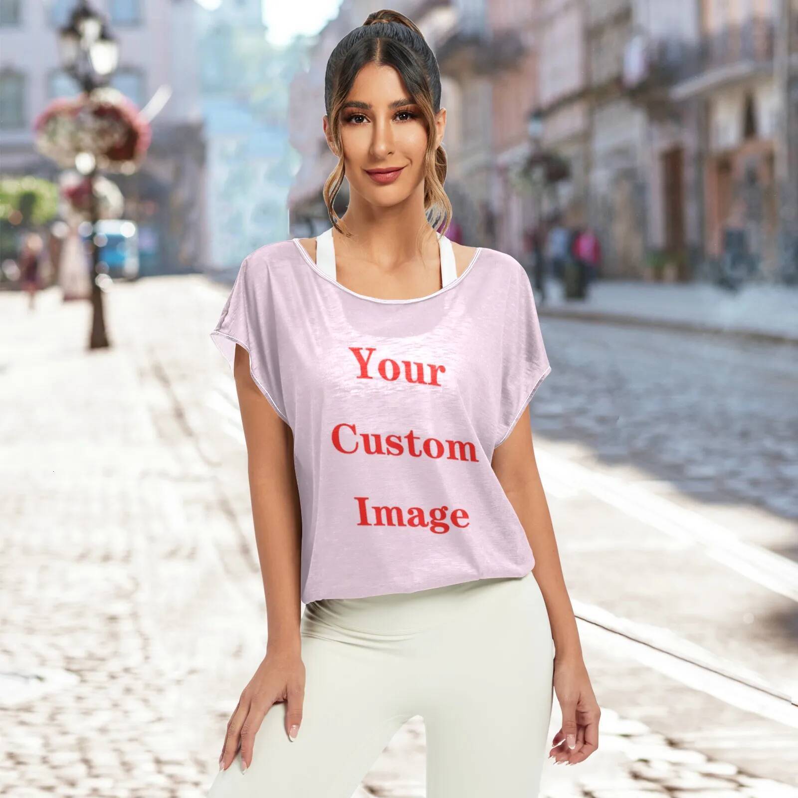 Summer Fashion Blouses Batwing Sleeve For Womens Tops Shirts Women Clothing Korean 2025 New Custom Pattern