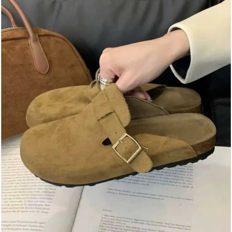 New Classic Womens Closed Toe Cork Sandals Slippers Ladies Leopard Cork Slippers Camo Mule Clogs Shoes Flats Zapatos De Mujer W250905