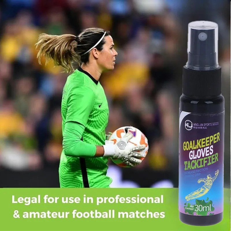 Goalkeeper Glove Spray Football Grip for Goalkeeping Gloves Nonslip Enhanced Sticky Baseball Replacement Glue 250905