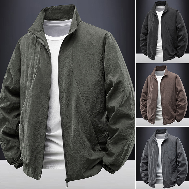 Clothing jacket men's autumn new style men's casual jacket wrinkle resistant, wear-resistant, comfortable, breathable, soft and simple