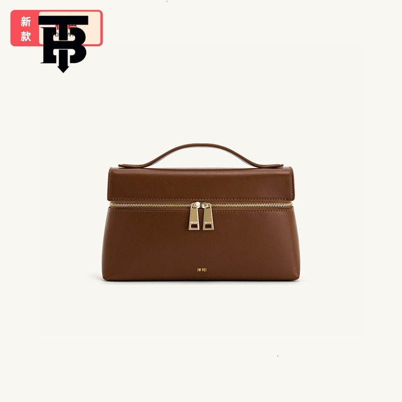 Luxury Bag TB BHULAMTE Designer Bag Cross-border JWPEI Lunch Box Bag New Niche Design Shoulder Bag Crossbody Bag Handbag Tote Bag Genuine Leather Wome