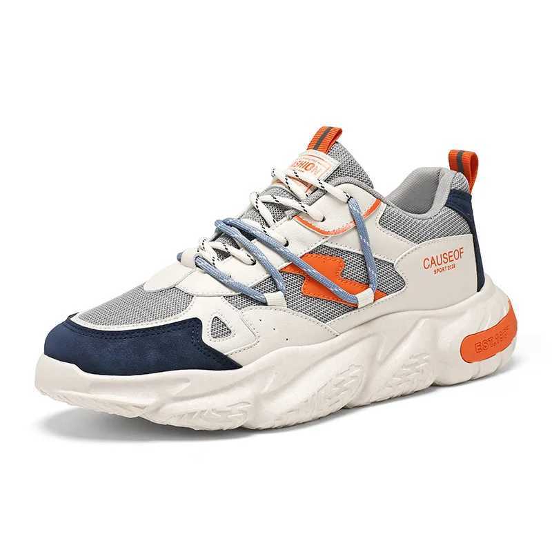 2025 Autumn Men Shoes Fashion Sneakers Height Increasing Casual Chunky Shoes Men Trainers Running Sports Shoes Z250905