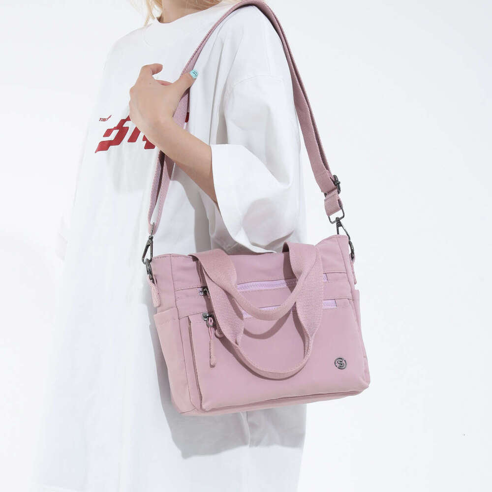 Trendy Crossbody for Women, Summer New Solid Color Nylon Small Square Mom Bag, Casual Shoulder Bag