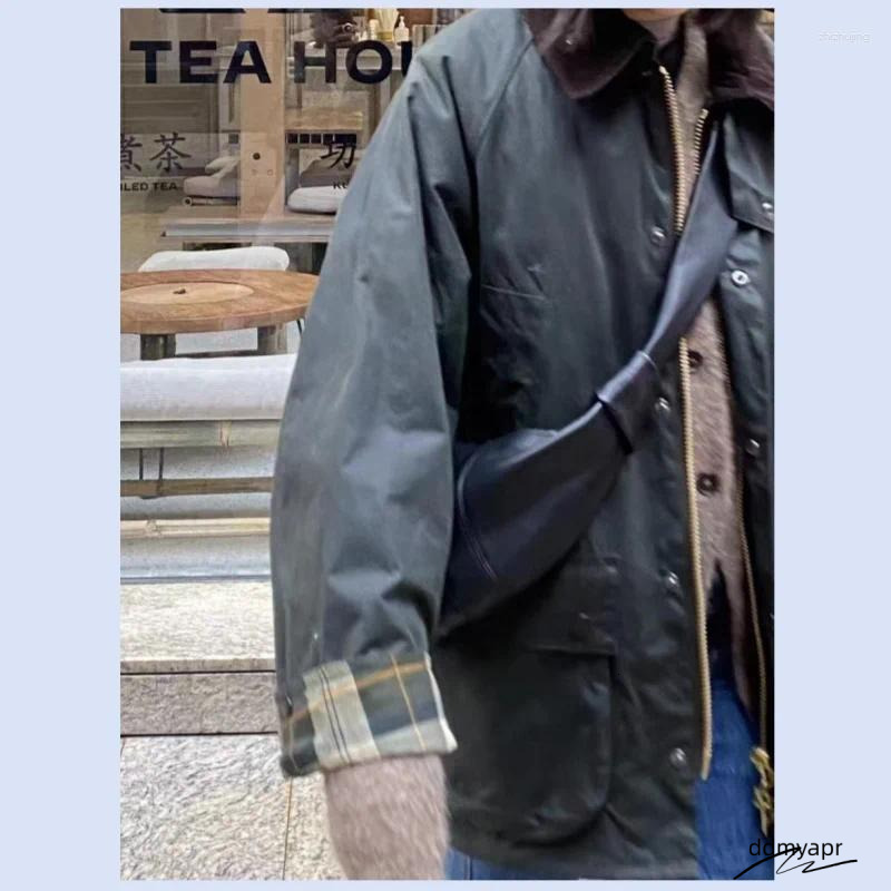 Women's Jackets Wax Free Lapel With ddmyday Multiple Pockets Outdoor Loose Retro And Nostalgic Atmosphere Patchwork Jacket For Women ddmyday ddmy