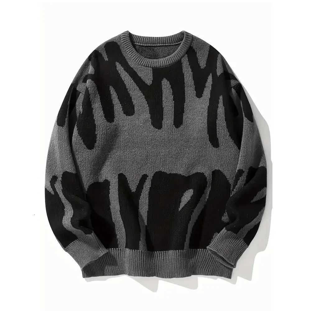 Men and Womens Neutral Korean Sweater Mixed Wear Personality Pullover Large Size Loose Warm Autumn Winter Z250905