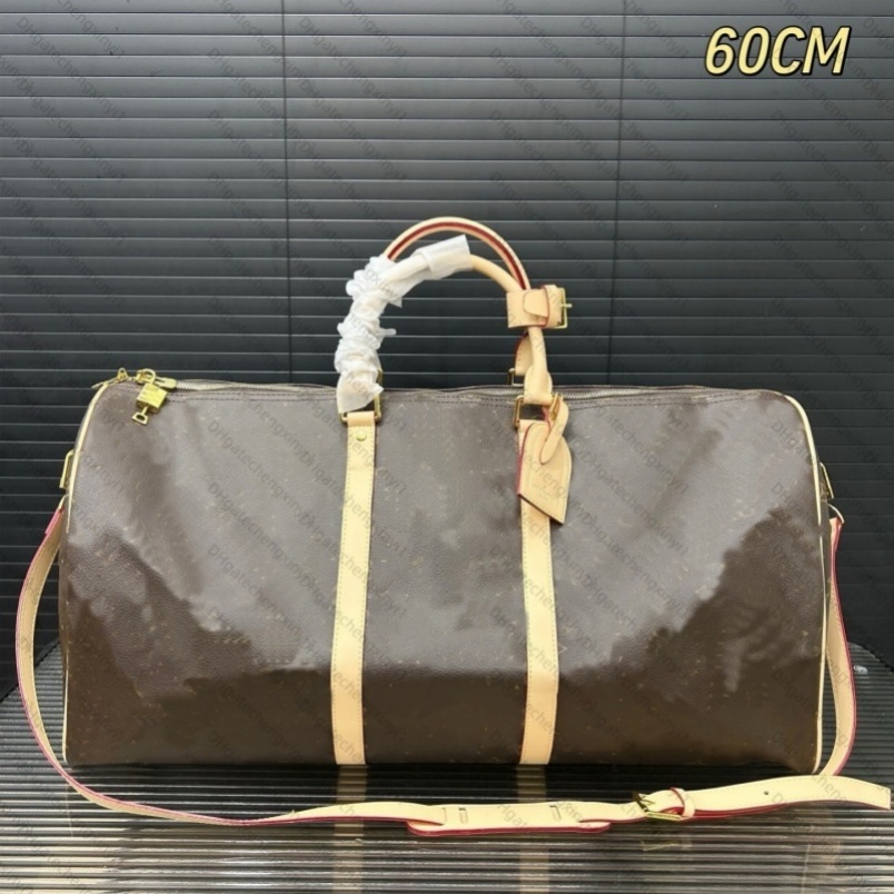 duffle bag Designer Duffel bag Luxury travel bags classic keepall handbags travel luggage bags for man Outdoor Packs totes leather fashion handbag 60cm