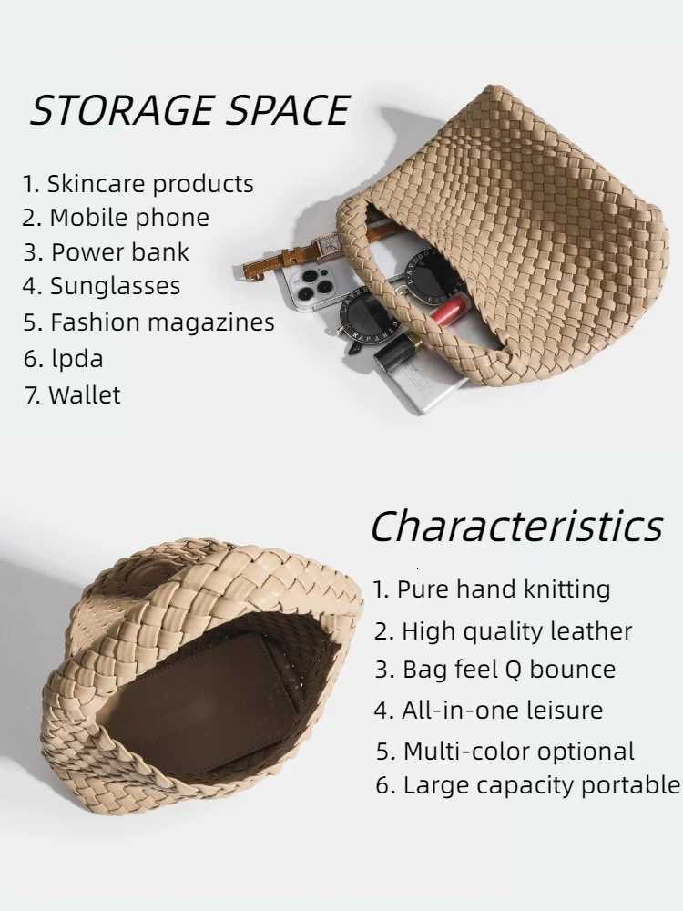 Designer bag 2024 woman bag New Product PU Small size handwoven bucket bag High quality Womens handbag Z250903