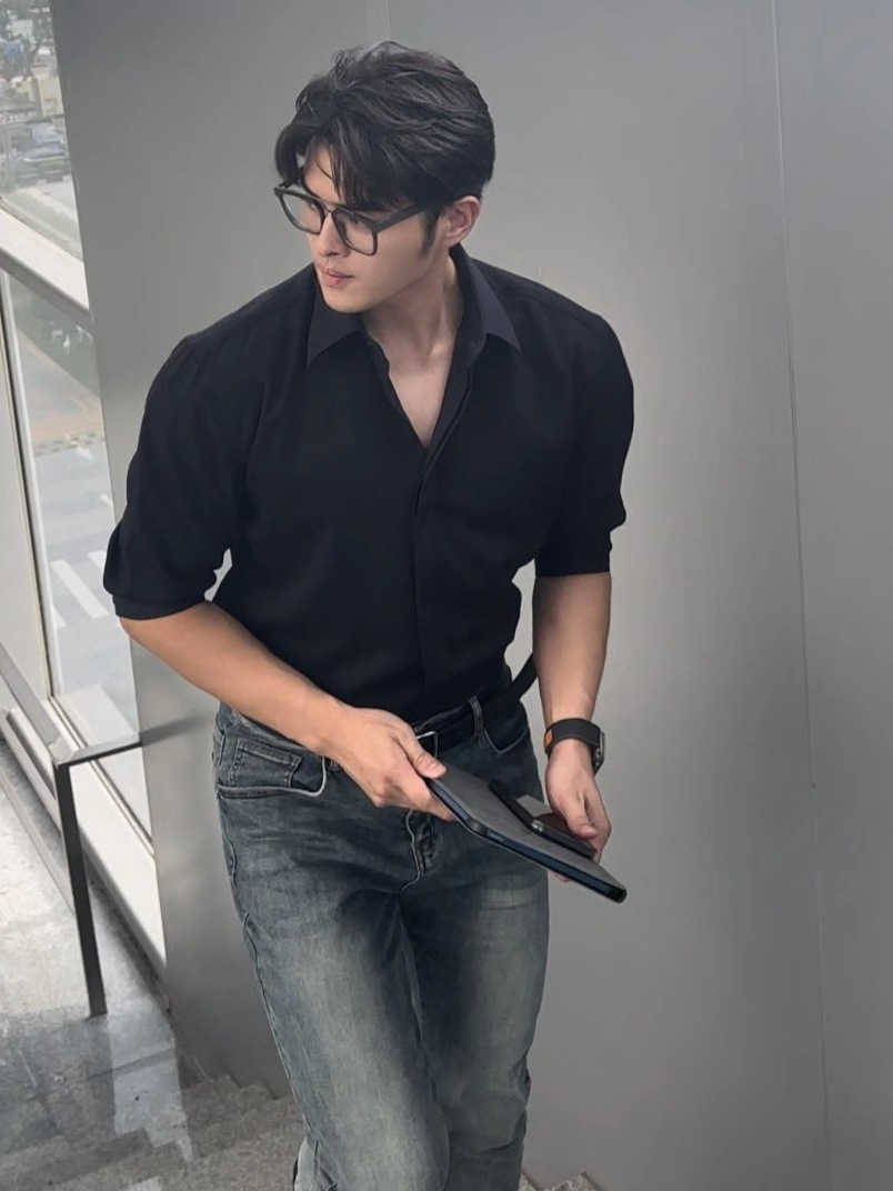 D90505 Spring and autumn heavyweight jacket sweatshirt double zipper hooded cardigan men's sweatshirt