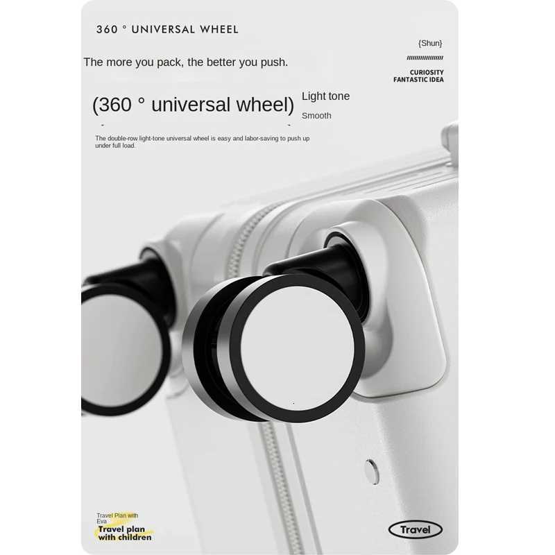 Small SuiTCase Ride on Luggage 20 inch Trolley Case Boarding Cabin Trip Travel Bag Password Lock Leather Z250905