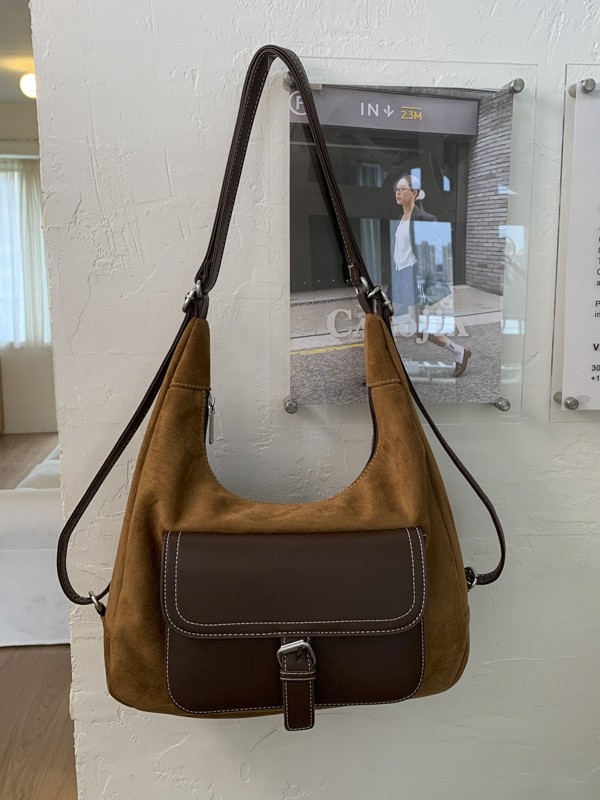 Autumn Arrival Versatile Fashionable Simple And Elegant Casual Tote Trendy Large-Capacity Armpit Shoulder Bag