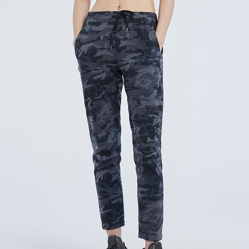Womens Camo Print Comfortable Casual Trousers