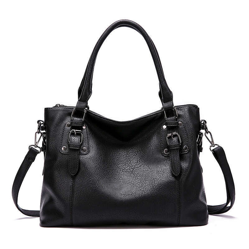 New Fashion Women's Simple Shoulder Large Capacity Textured Handbag Elegant Crossbody Bag