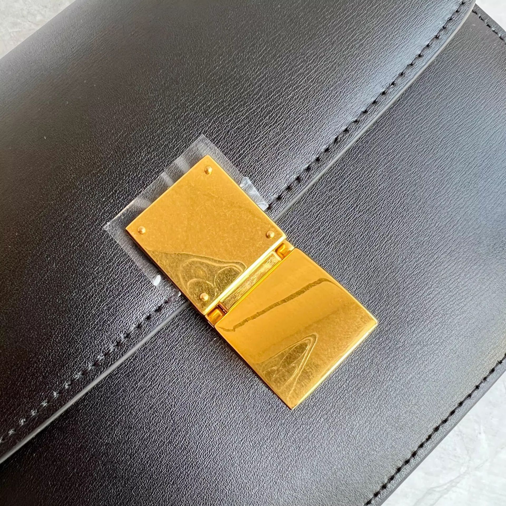 Genuine Leather Women's Box Tote Bag Small Square Bag Light Luxury Niche Women's High-end Shoulder Crossbody Bag be