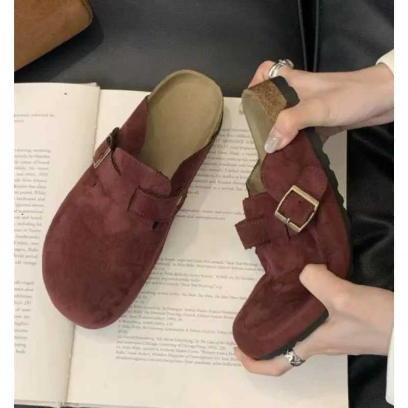 New Classic Womens Closed Toe Cork Sandals Slippers Ladies Leopard Cork Slippers Camo Mule Clogs Shoes Flats Zapatos De Mujer W250905