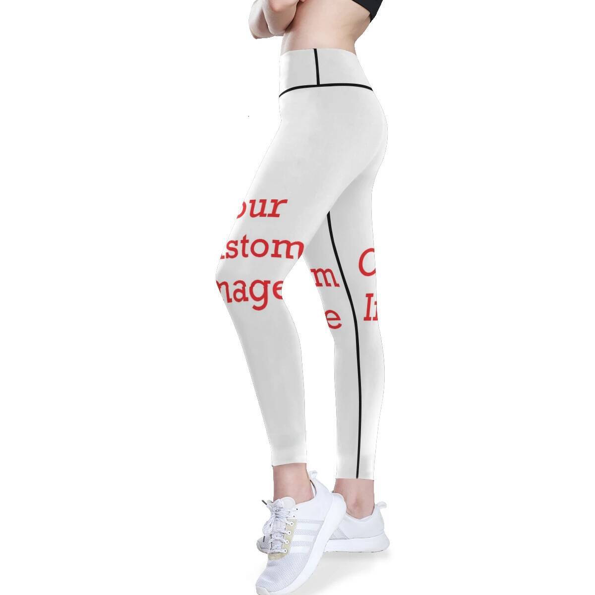 Custom Pattern Women Yoga Pants Sports Sportswear Stretchy Fiess Gym Exercise Leggings High Waist Seamless Push Up