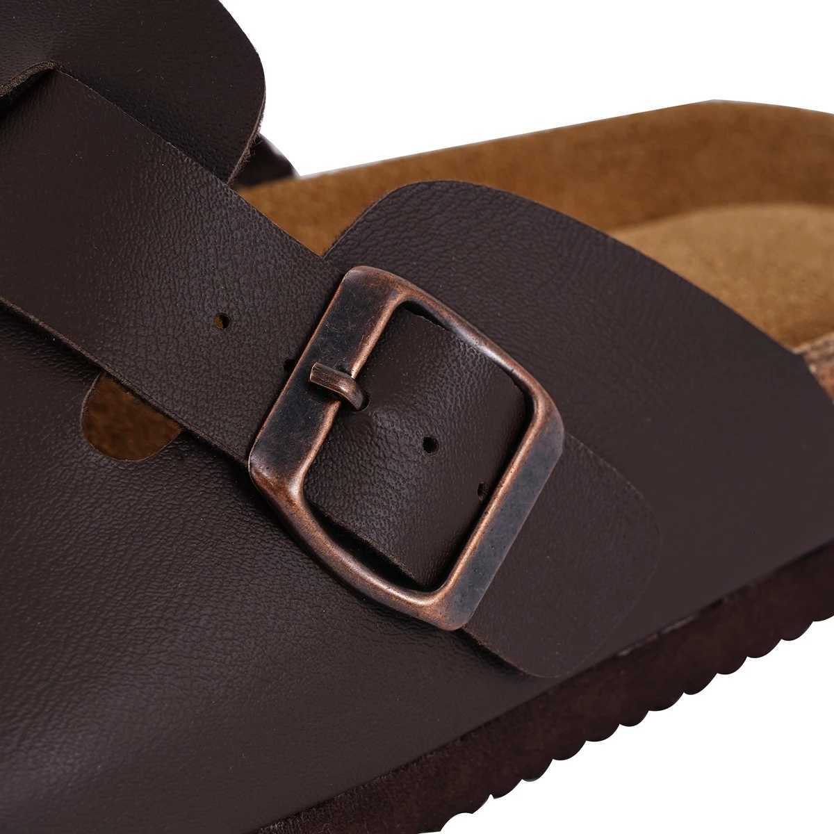 SUFU New Womens Shoes Womens Slippers EVA Leather Clogs Womens Sandals Retro Fashion Garden Clog Slide W250905