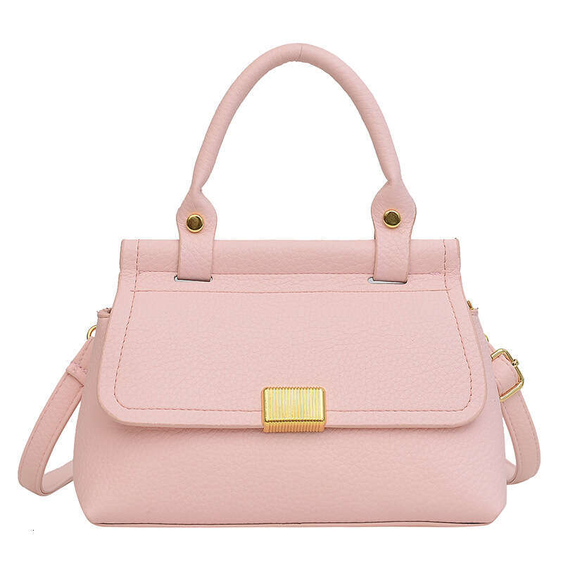 Lychee Texture Handbag 2023 New Textured Shoulder Simple Casual Crossbody Bag for Women