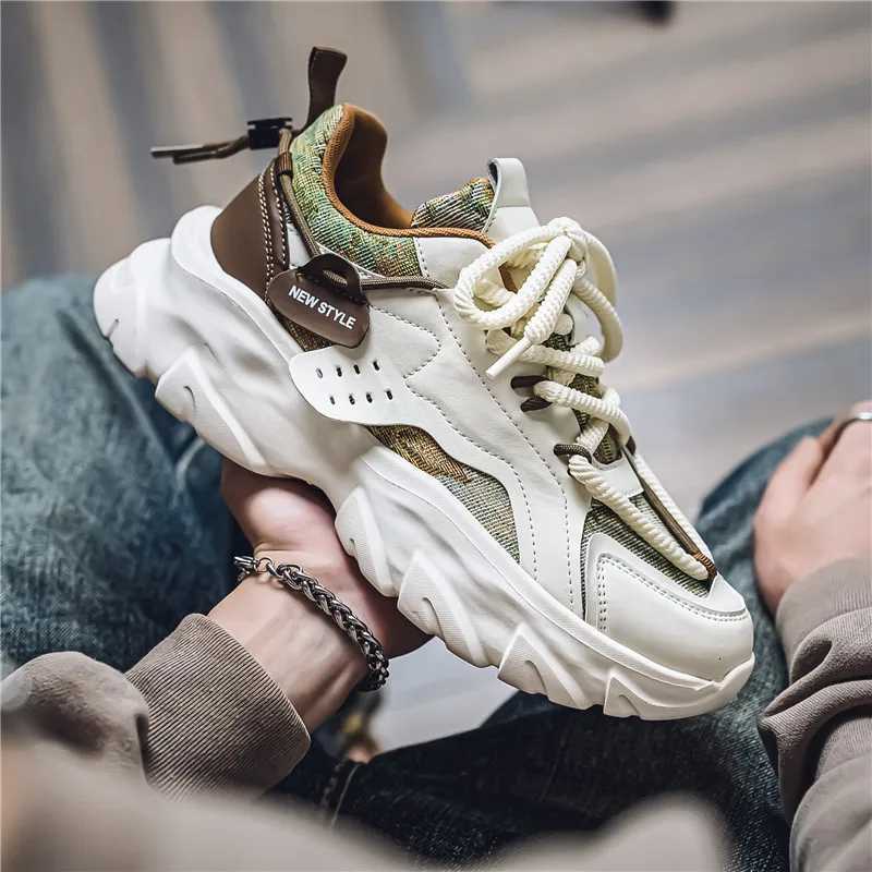 Mens Shoes Comfortable Soft Soled Breathable Casual Shoes New Height Increasing Fashionable Versatile Running Shoes For Men Z250905