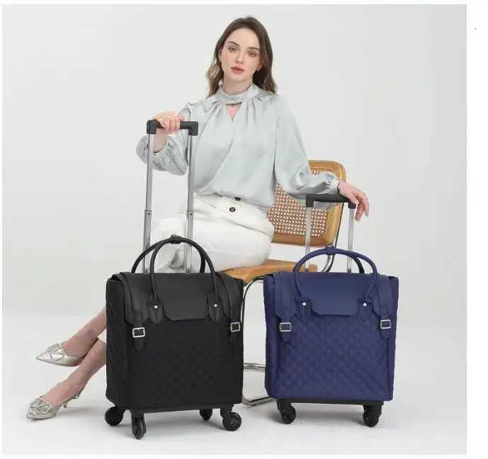 Women 20 Inch Cabin Size Luggage Travel Trolley Bags Women Spinner Luggage Suitcase Woman Travel Luggage Suitcase with 4 wheels Z250905