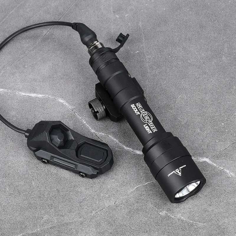 WADSN Surefir M600 M600C Tactical Flashlight Airsoft Hunting Gun Weapon MINI Scout Light Axon Dual Function Switch PicatinnyRailXJ250905