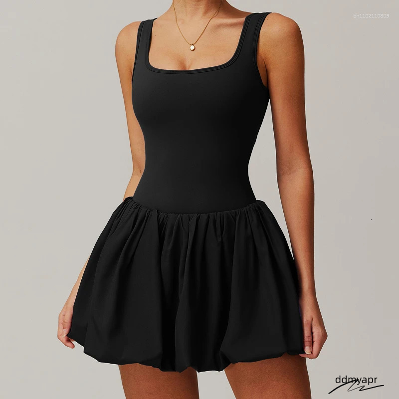 Women's Two Piece Casual Outfit: Sleeveless Vest Tennis Skirt Set - Perfect For Running, Fiess & ddmyday Outdoor Sports ddmyday ddmyday ddmyday