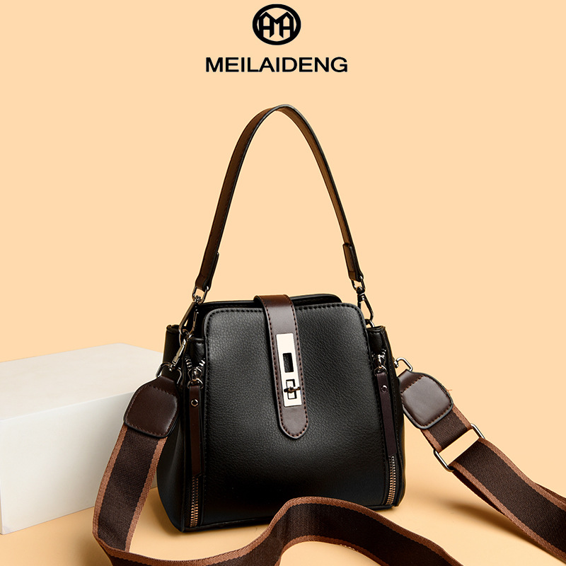 2025 Popular Style Fashion Women's Handbags High-End Versatile Shoulder Bucket Large-Capacity Crossbody Bags