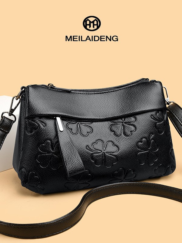 Autumn New Style Versatile And Simple Women's Small Shoulder Crossbody Middle-Aged Hanging Bag