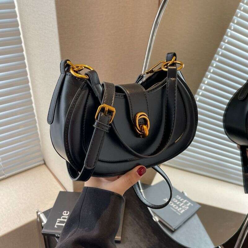 Design For Women 2024 New High Quality Crossbody Trendy And Versatile Solid Color Fashion Handheld Small Bag