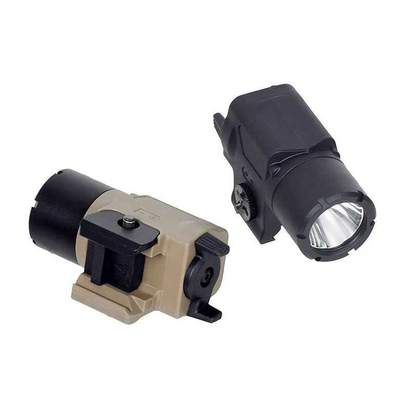 Tactical Flashlight Metal 1000 Lumens TR1 LED Strobe Light 20mm G17 Airsoft Rifle TR7 Scout Torch Hunting Gun LampXJ250905