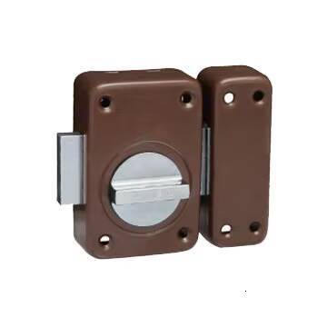 House Security Exterior Lock Knob, 5 Pins, 40mm Solid Cylinder with 3 Brass Keys