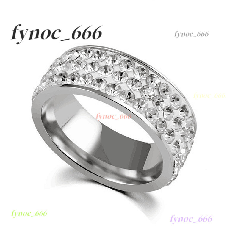 Hip Hop Fashion Mens Classic Stainless Steel Ring Silver Gold Plating Diamond Rings