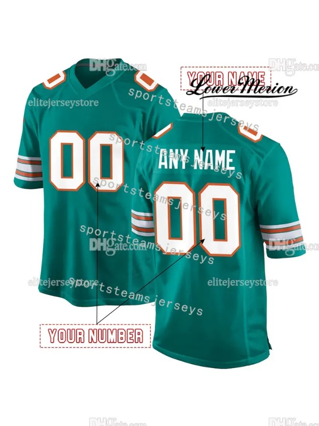 order Personalized Custom 2025 Rivalries Football Jersey No1 Tagovailoa Tyreek Hill Jaylen Waddle Marino Devon Achane Jevon Holland Jaelan Phillips Be
